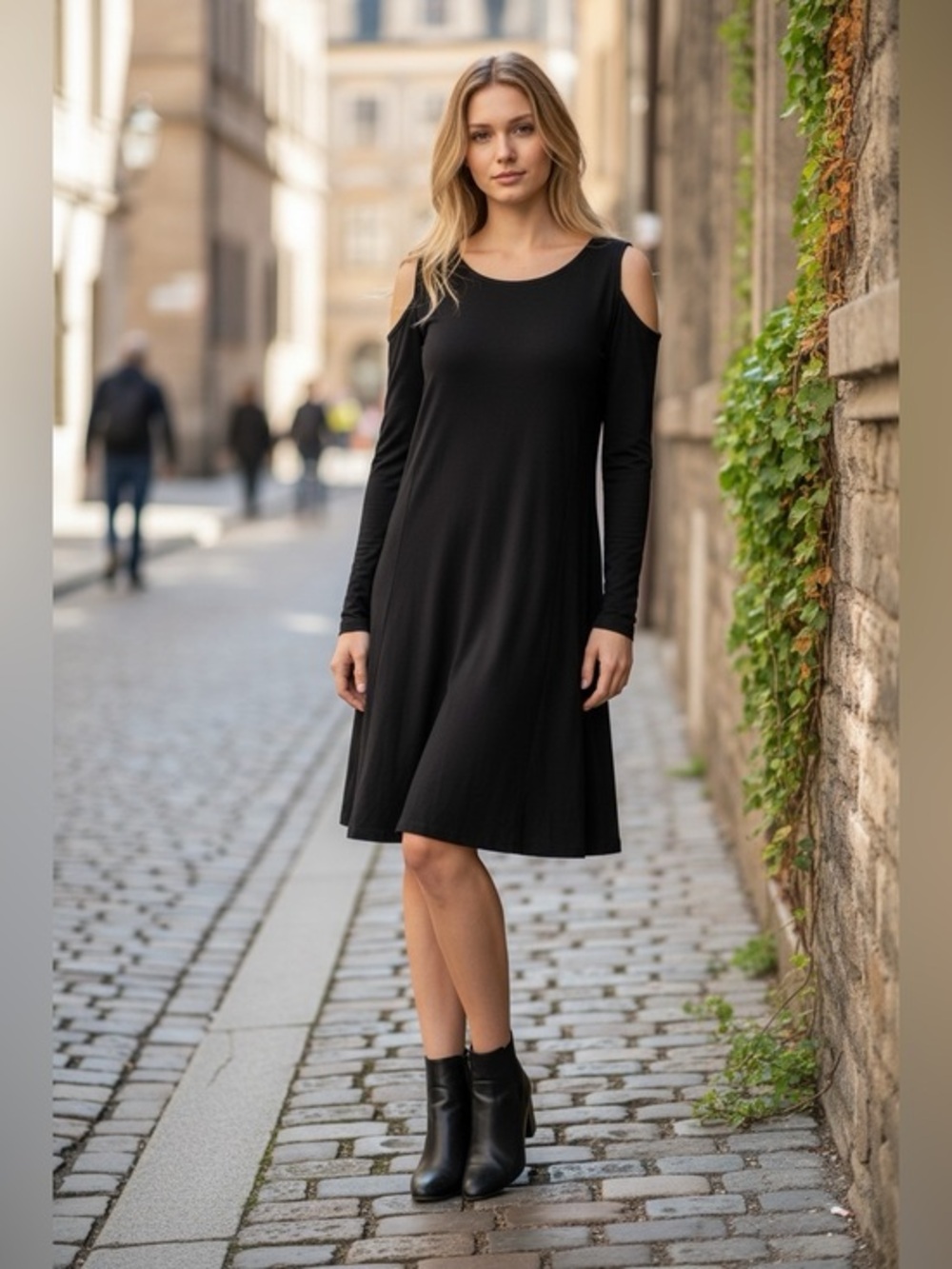 Tom’s Ware Cold Shoulder Pullover Dress